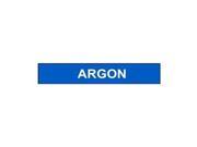 Pipe Marker Argon Blue 8 In or Greater