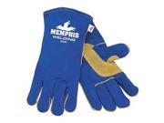 Glove Welder Cowhide Blue XL PR