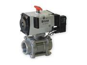 Ball Valve 1 1 2 In NPT Double Acting SS
