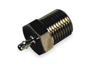 Male Connector 1 4 x 1 4 In Barb Brass
