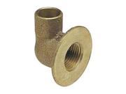 90 Flanged Elbow Low Lead Bronze 1 2 In