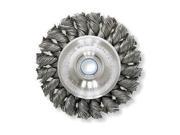 Knot Wheel Brush, 4 In Knot Wheel Brush, 4 In