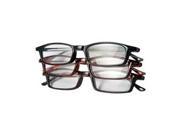 Reading Glasses 2.0 Clear Acrylic PK 3