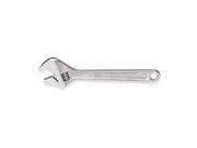 Adjustable Wrench 24 in. Chrome Plain