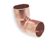 Reducing Elbow 90 Deg 1 x 3 4 In Copper