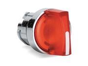 Selector Switch Illuminated 2 Pos Red