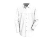 Lng Slv Shirt White 65% PET 35% Ctn 2XL