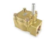 Solenoid Valve 2 Way NC 3 4 In Brass