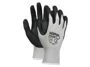 Coated Gloves XS Gray Black Nitrile PR
