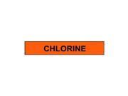 Pipe Marker Chlorine Ong 2 1 2to7 7 8 In