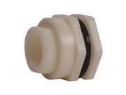Bulkhead Fitting 1 1 4 In Poly FPM