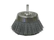 Cup Brush, 2 3/4 In D, Wire 0.035/180 In Cup Brush, 2 3/4 In D, Wire 0.035/180 In