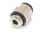 Male Connector 4mm OD 290 PSI PK 10