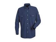 FR Long Sleeve Shirt Navy 3XL Button