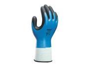 Coated Gloves L Black Sky Blue PR