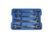 Ratcheting Wrench Set Metric 12 pt. 4 PC