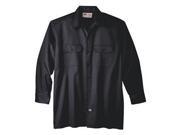 Long Sleeve Work Shirt Twill Black 3X