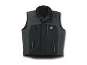 Heated Vest M Nylon Black 28 1 2 In. L