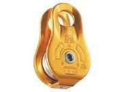 Pulley with Fixed Point Aluminum Yellow