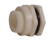 Bulkhead Fitting 1 1 4 In Poly EPDM