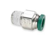 Male Connector NP Brass 3 16 In PK 10
