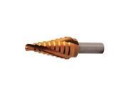 Step Drill Bit HSS Tcoated 3 16 7 8 In