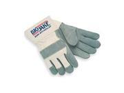 Leather Palm Gloves, L, White, PR Leather Palm Gloves, L, White, PR