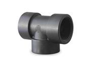 Tee 1 1 2 In FPT Poly 150 PSI Black