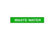 Pipe Marker Waste Water Gn 8 In or Gratr