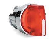 Selector Switch Illuminated 3 Pos Red