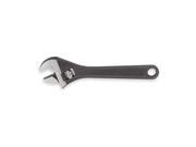 Adjustable Wrench 4 in. Black Plain