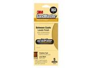 3m 11180 G 3 2 3 in. X 9 in. 180 Grit Gold Sandpaper 5 Count