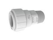 Male Connector 1 CTS x 1 NPT White