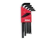 Hex Key Set 0.050 10mm L Shaped Long