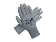 Coated Gloves M Gray Polyurethane PR