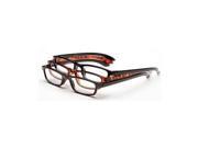 Reading Glasses 4.0 Clear Acrylic PK 3
