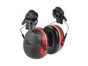 Cap Mounted Ear Muff NRR 25 Blk Red