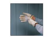 Rescue Gloves L White Split Leather PR