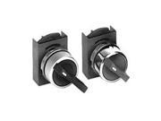 Selector Switch 22mm 2Pos Blk Knob