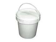 Wiper Bucket Dispenser White