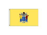 New Jersey Flag 5x8 Ft Nylon