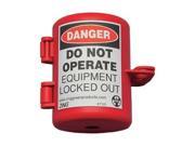 Plug Lockout Red 9 16In Shackle Dia.