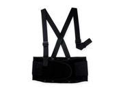 Back Support Elastic S 8 In. Wide Black