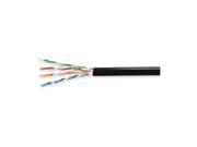 Cable Cat 5e 24 AWG 1000 ft Black