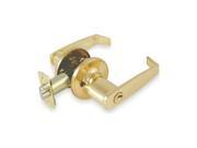 Lever Lockset Angled Brass