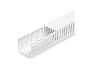 Wire Duct Narrow Slot White 1.26 W x 4 D