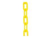 Plastic Chain Yellow 1.5 in x 100 ft