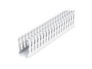 Wire Duct Narrow Slot White Width 1 In