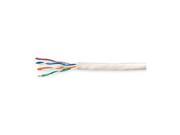 Cable Cat 5e 24 AWG 1000 ft White