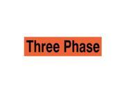 Conduit Marker Legend Three Phase 9 In